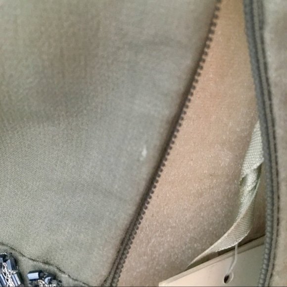 Adrianna Papell Evening Gray Beaded Sleeveless Dress Women Size 6 Formal Wedding - Picture 7 of 8